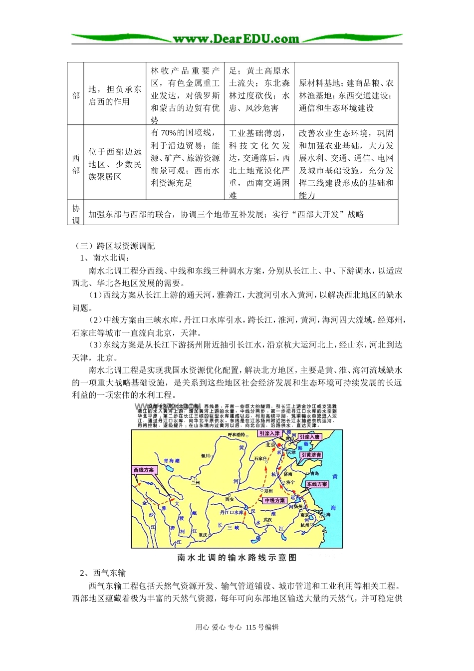 高二地理区域差异浙江版知识精讲_第3页
