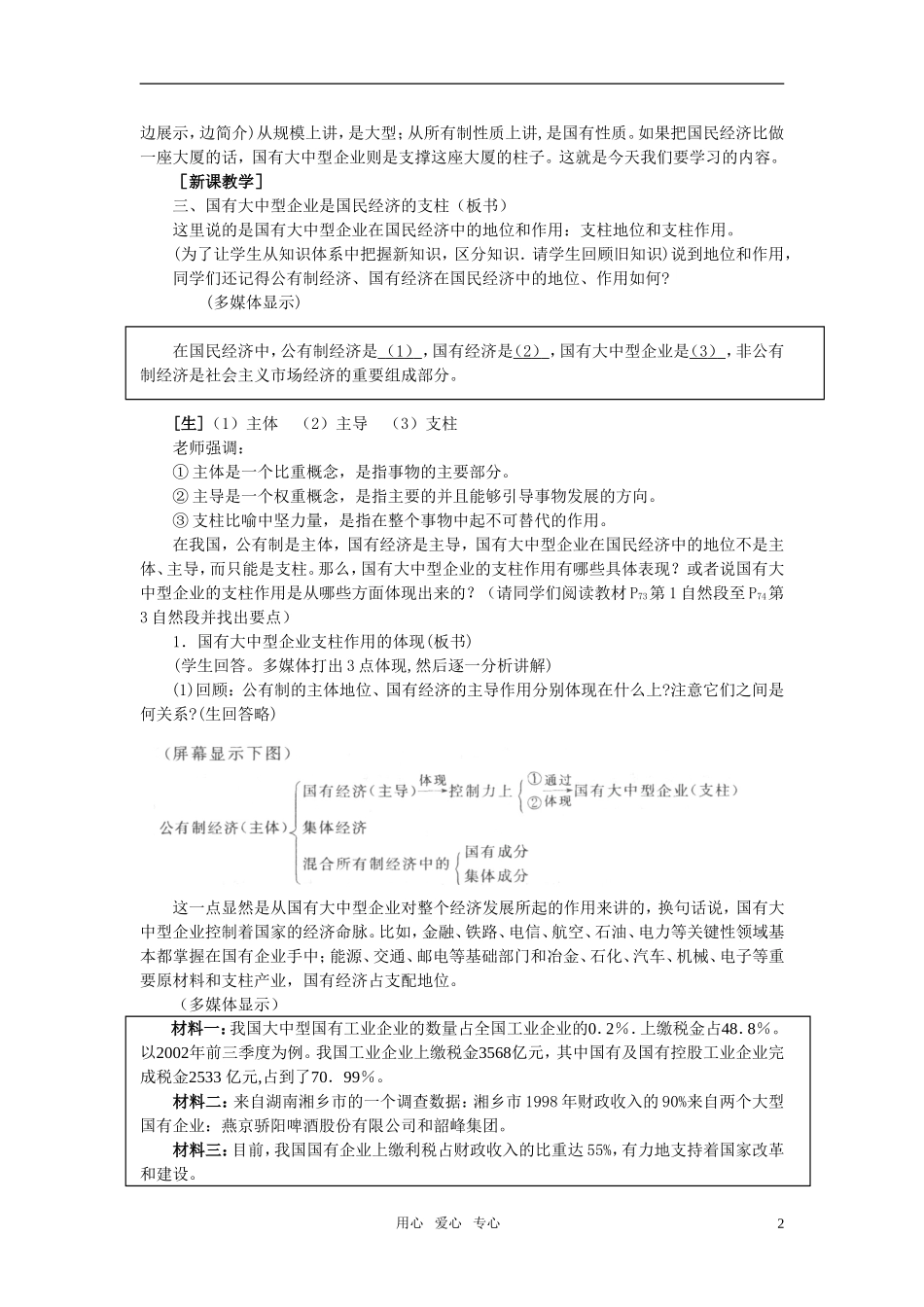 第一节企业是市场的主体(第三课时)_第2页