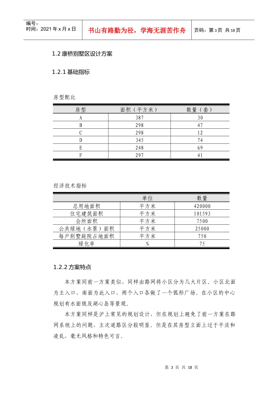 【房地产精品文档】康桥别墅项目报告_第3页