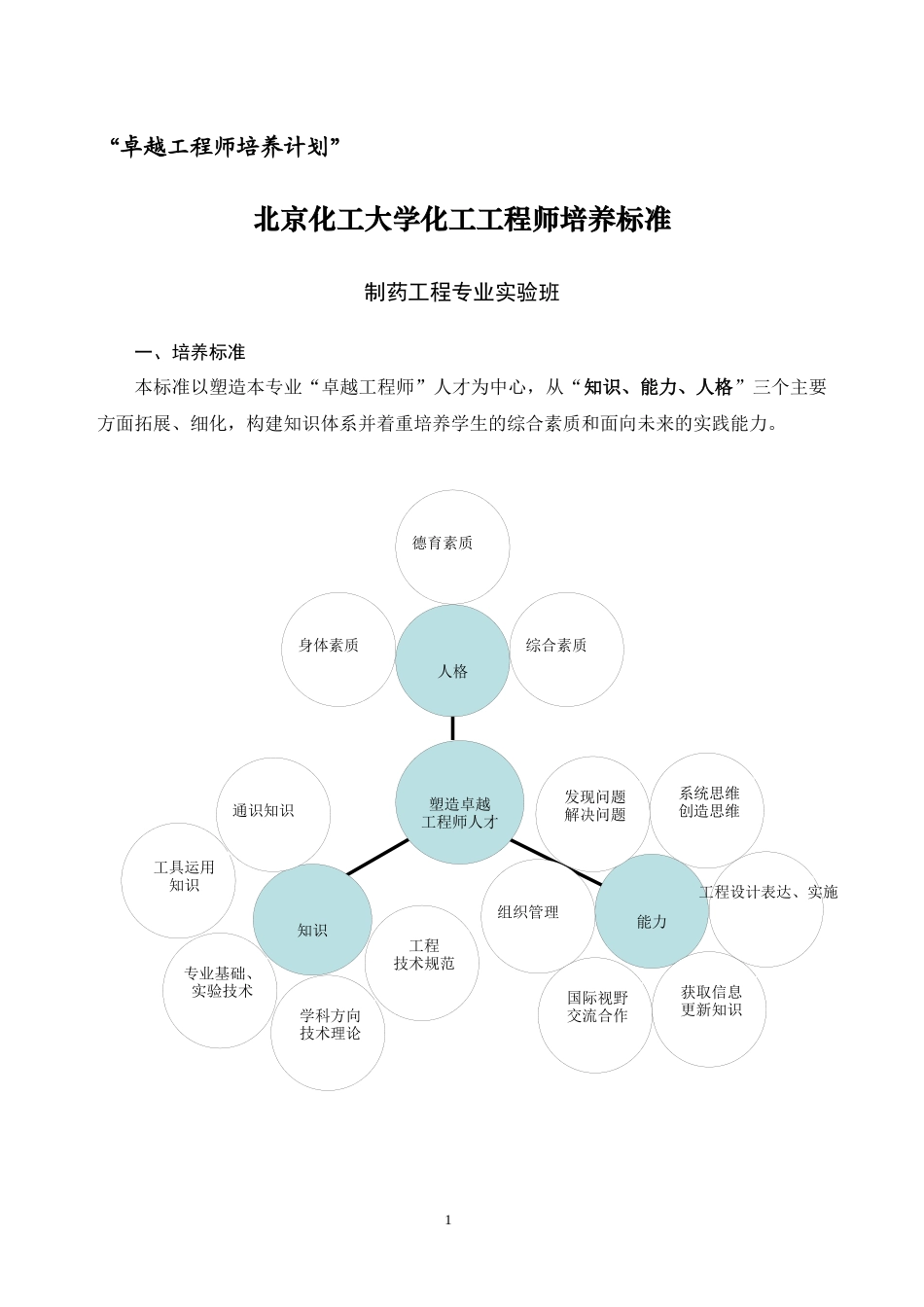 北京化工大学制药工程专业卓越工程师培养方案_第3页