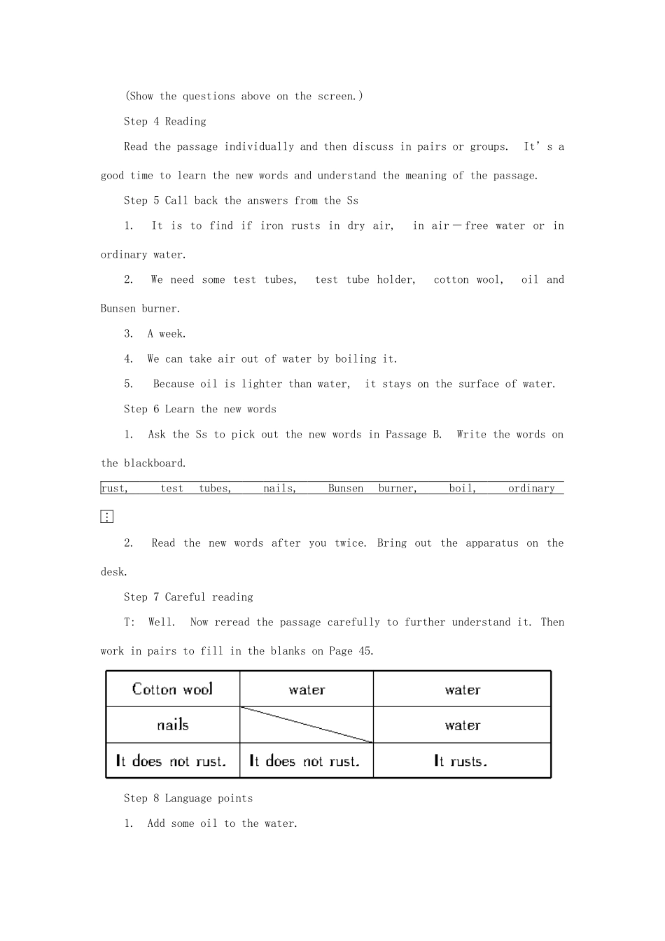 高中英语 Module 5 3rd period教案 外研版必修1_第2页