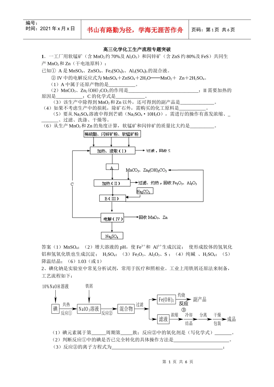 化工生产流程图_第1页