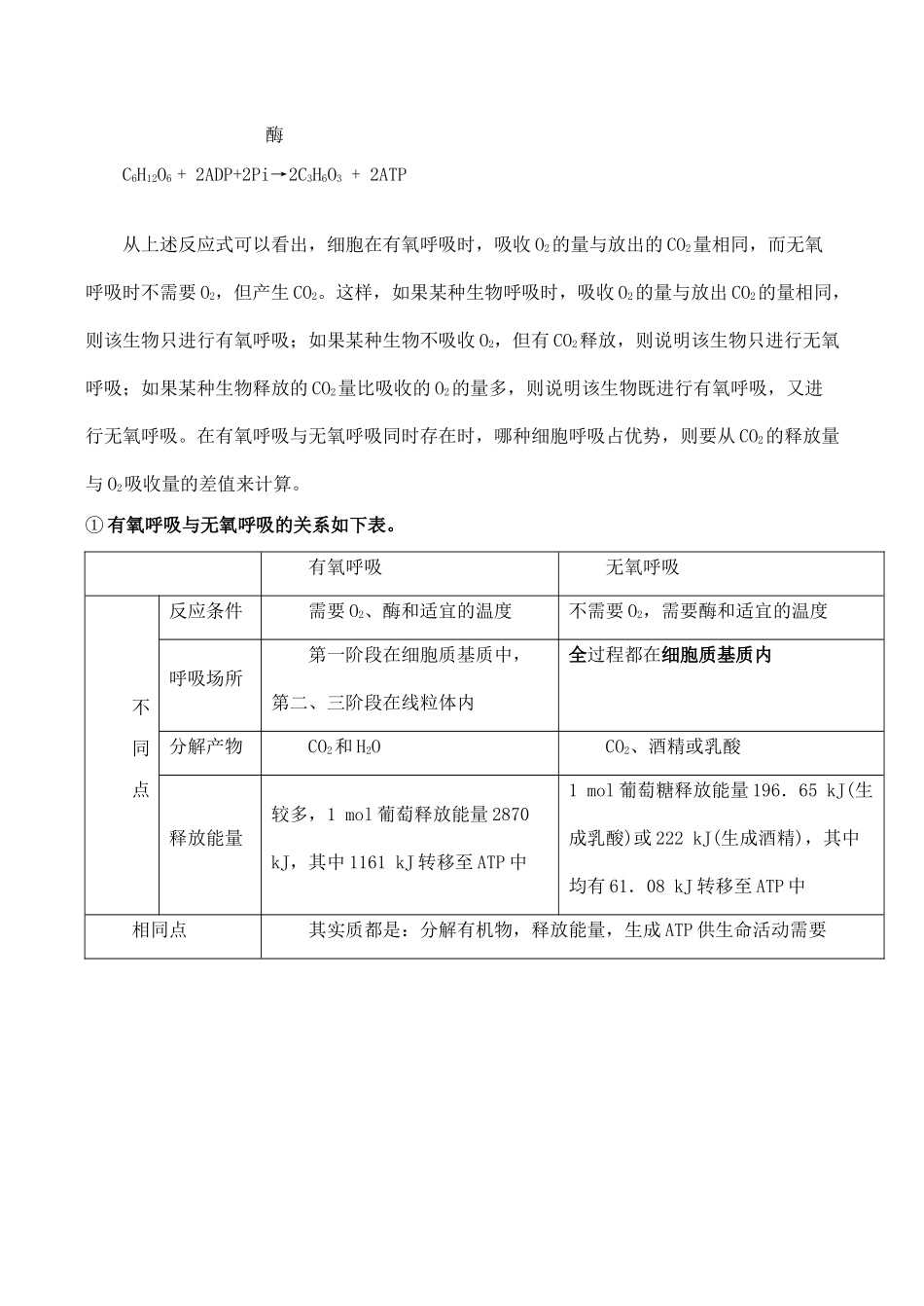 高中生物ATP的主要来源──细胞呼吸人教版必修一_第3页