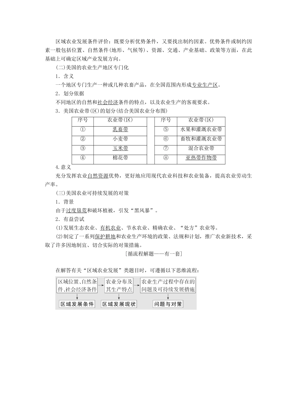 （江苏专用）2020版高考地理一轮复习 第三部分 第二单元 第八讲 农业与区域可持续发展——以东北地区为例教案（含解析）-人教版高三全册地理教案_第3页