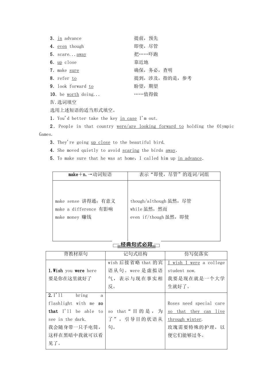 高中英语 Unit 2 Wish you were here Section Ⅱ Language points（Ⅰ）（Welcome to the unit  Reading）（教师用书）教案 牛津译林版必修2-牛津版高一必修2英语教案_第2页