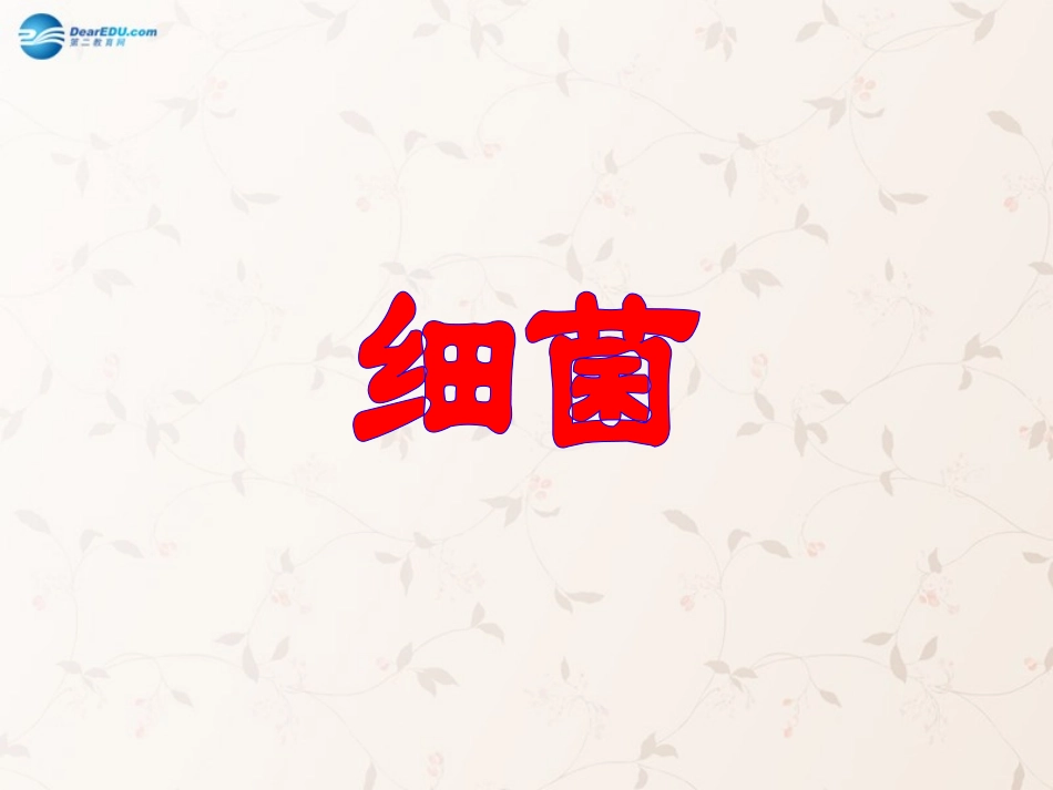 八年级生物上册 5.4.2 细菌课件4 （新版）新人教版_第1页
