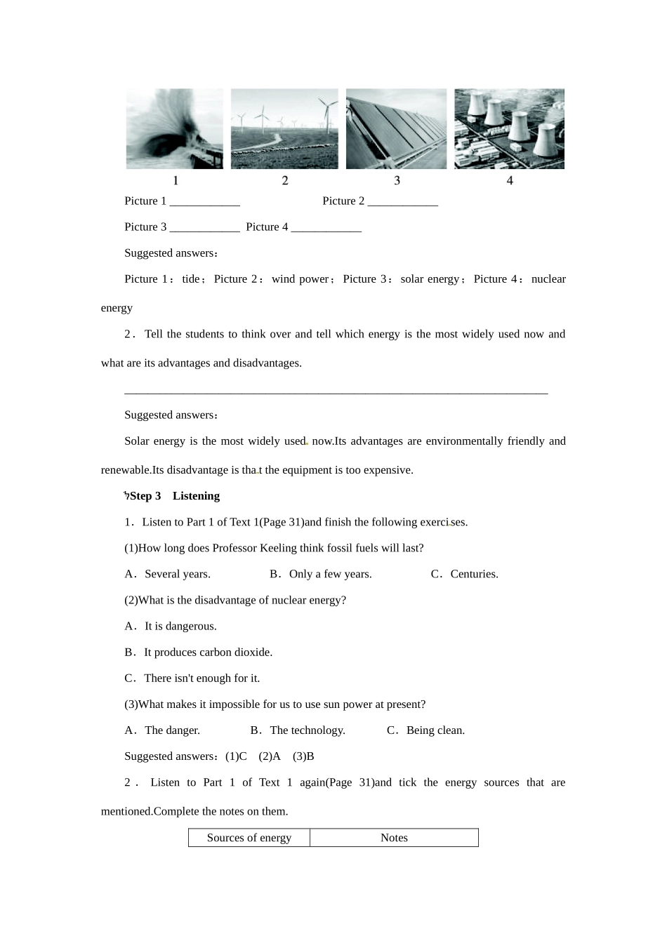 高中英语 Unit4 Global warming Period 4优秀教案 新人教版选修6_第3页