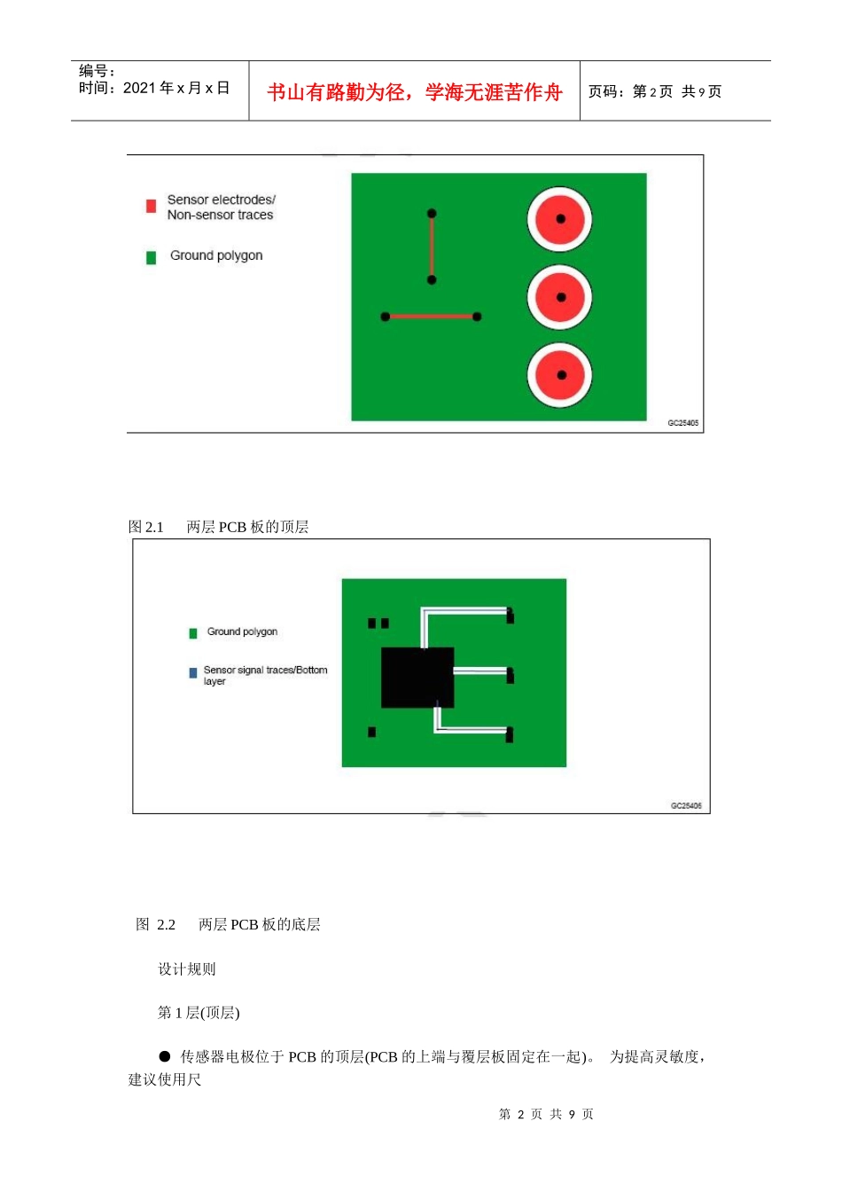 TOUCHPCB设计要求 文档_第2页