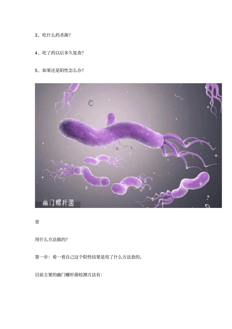 体检发现幽门螺杆菌阳性怎么办？五步法让你不担心_第2页