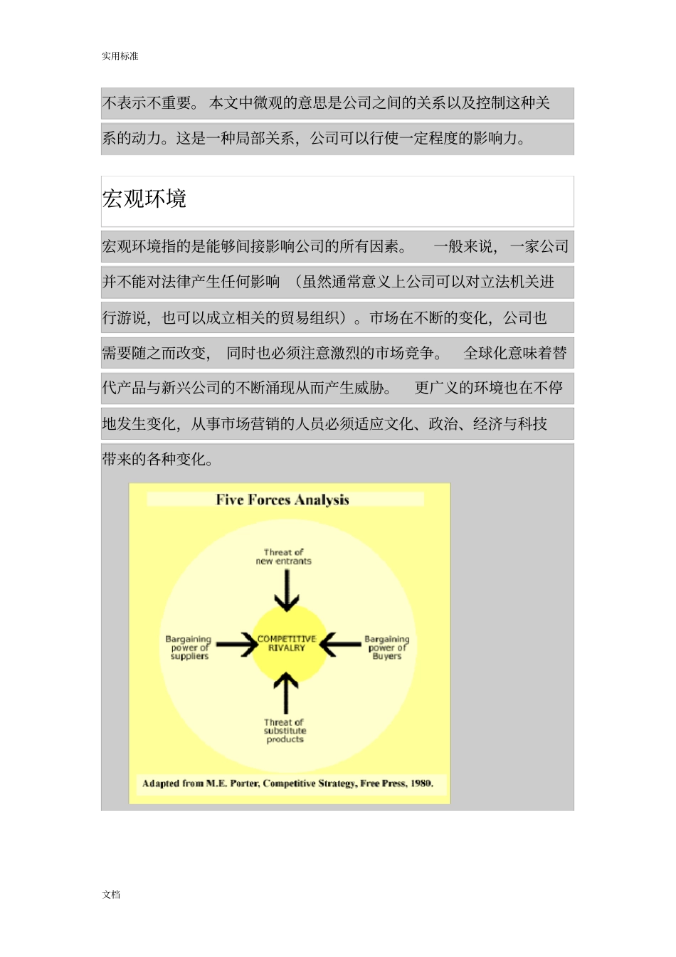 市场营销分析报告法-SWOT,PEST,FiveForces介绍_第2页