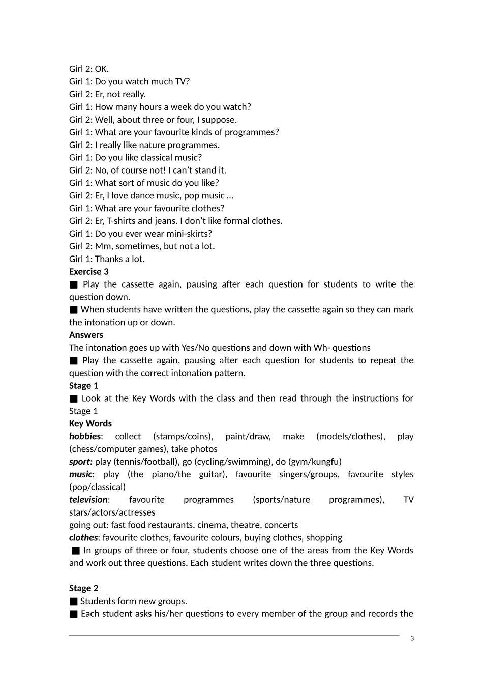 高中英语 Unit 1 Communication Workshop教案1 北师大版必修1_第3页