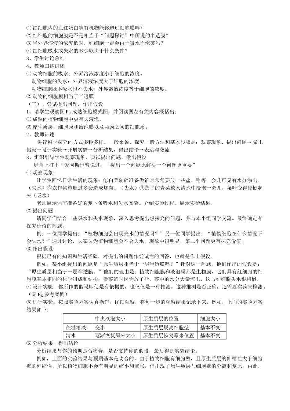 第四章第1节  物质跨膜运输的实例_第2页