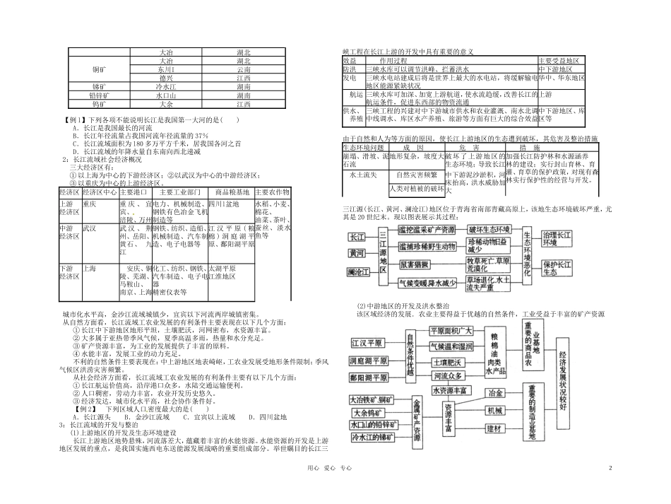 高中地理 流域综合开发与可持续发展 鲁教版必修3_第2页