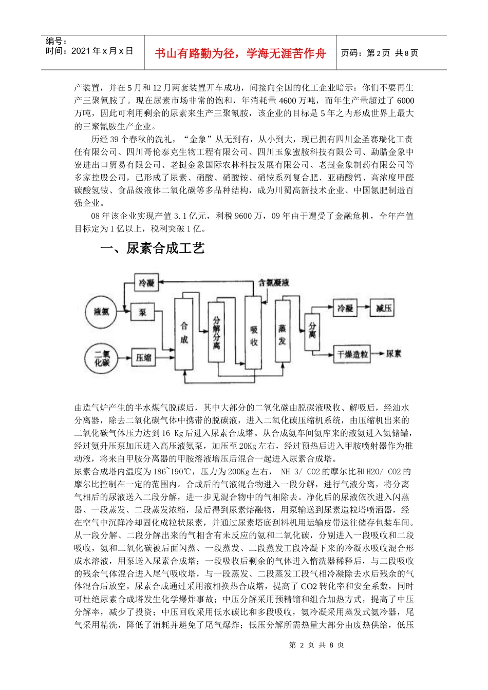 化工见习实习报告_第2页