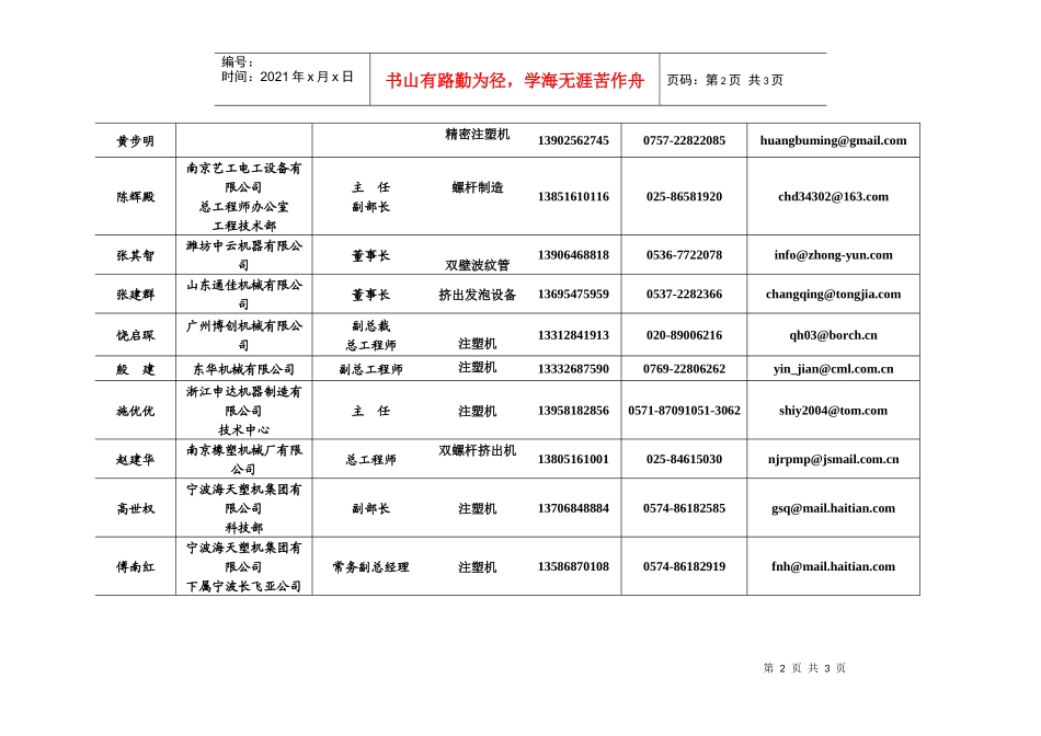 中国塑料机械行业专家委员会名录-序_第2页