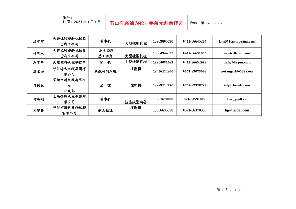 中国塑料机械行业专家委员会名录-序_第3页