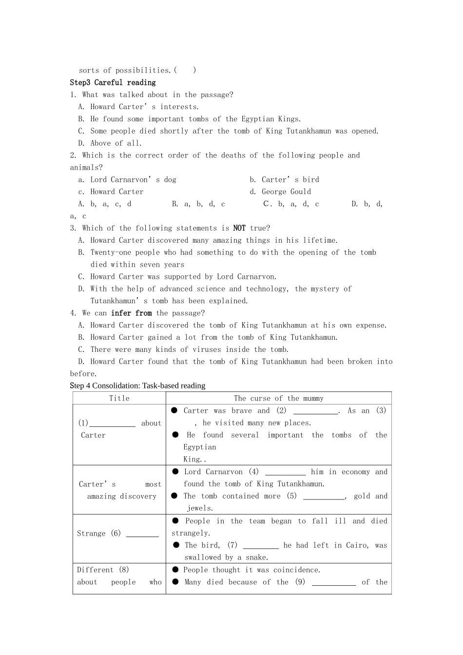 高中英语 Unit3 Amazing people welcome and reading教案 牛津译林版必修2-牛津版高一必修2英语教案_第2页