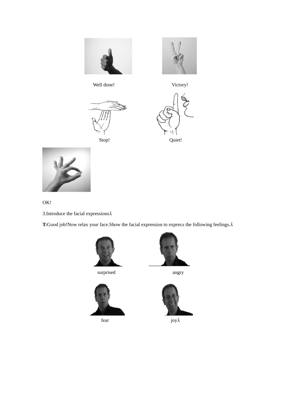 高中英语 Period 1　Reading（Unit 4 Body languange）优秀教案 新人教版必修4_第3页