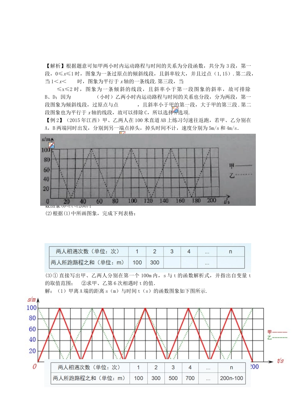 （安徽地区）中考数学复习 第三单元 函数及其图象 第15课时 函数的应用教案-人教版初中九年级全册数学教案_第2页