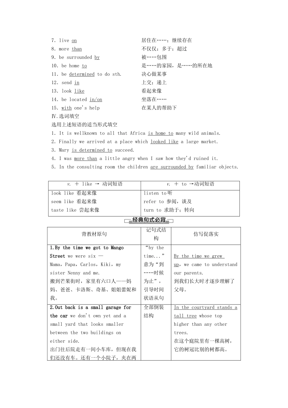 高中英语 Unit 6 Design Section Ⅵ Language Points（Ⅲ）（Lesson 4 Communication Workshop Culture Corner Bulletin Board）讲义 北师大版必修2-北师大版高一必修2英语教案_第2页