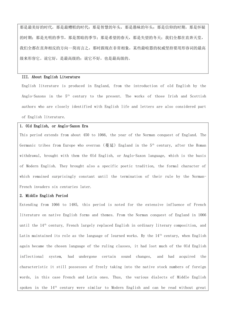高中英语 Module 3 Literature-Section 1 Background readings素材 外研版选修7_第2页