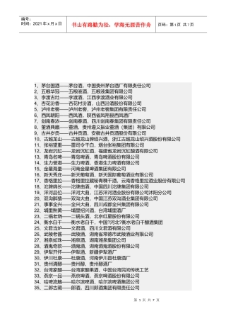 中国白酒文化讲义