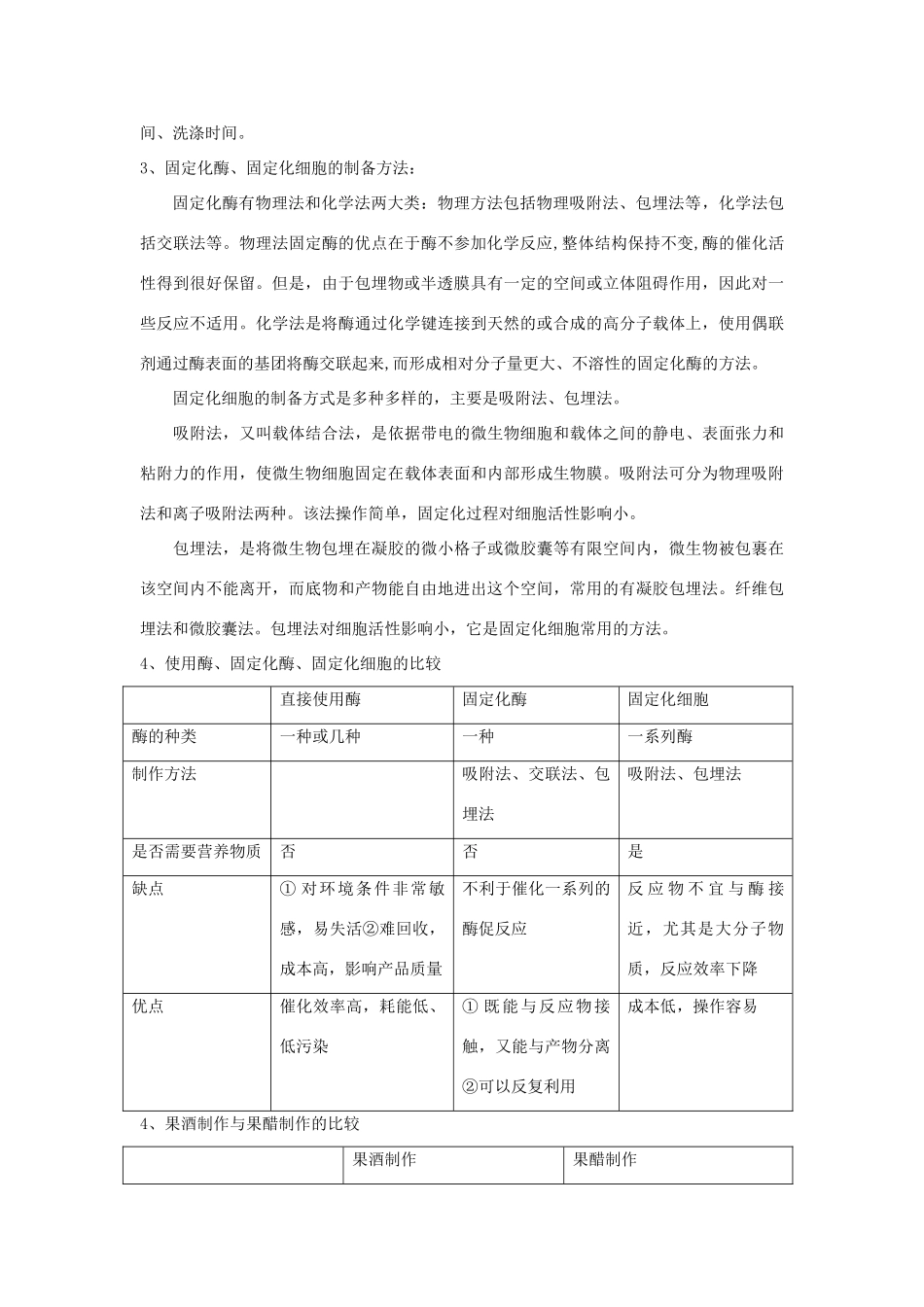 高中生物 第33课 生物技术与实践教案 新人教版必修3_第2页