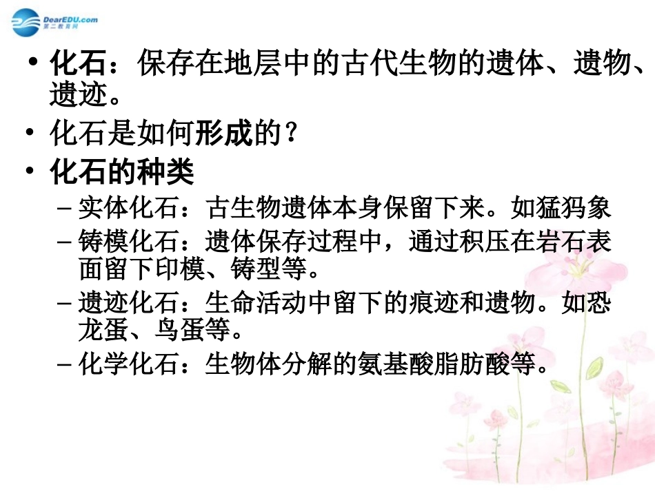 八年级生物下册 第21章 第二节 生物的进化课件2 （新版）北师大版_第3页