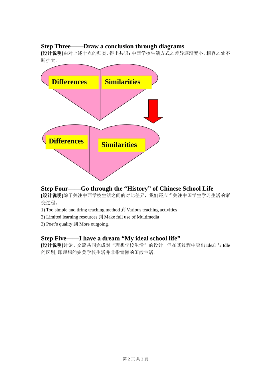 高中英语 Book 1_U1_Welcome to the unit教案 牛津版_第2页