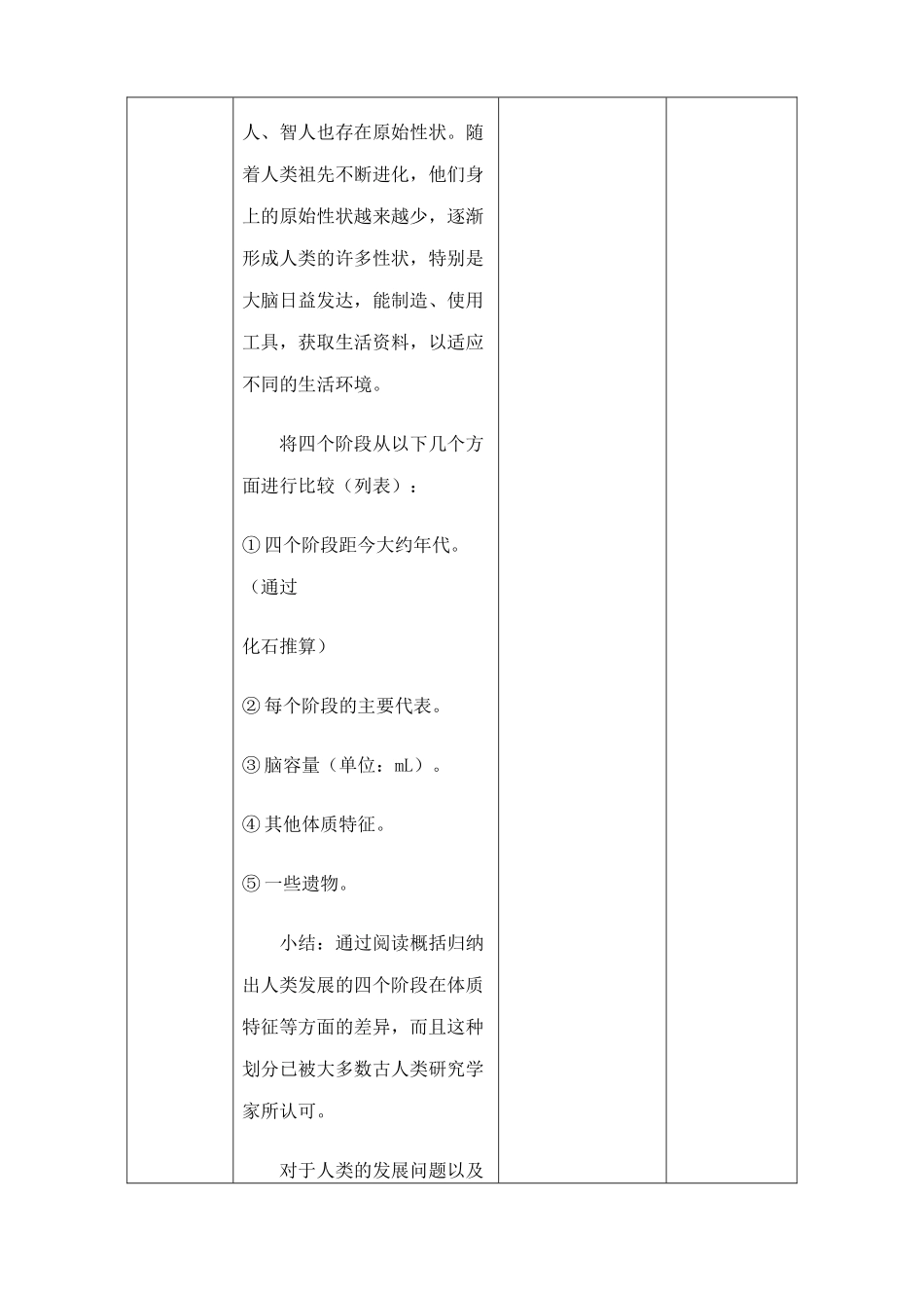 高中生物生物的进化--人类的起源和发展2旧人教必修二_第3页