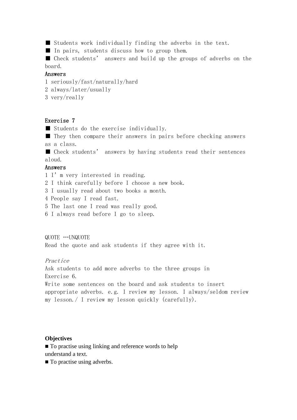 北师大版高中英语必修5 Unit15 教案_第1页