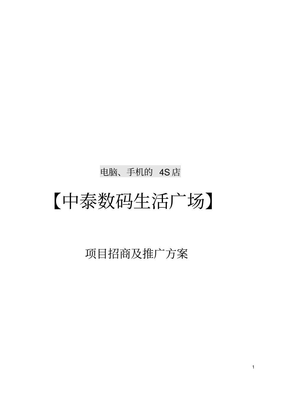 招商及营销推广方案_第2页