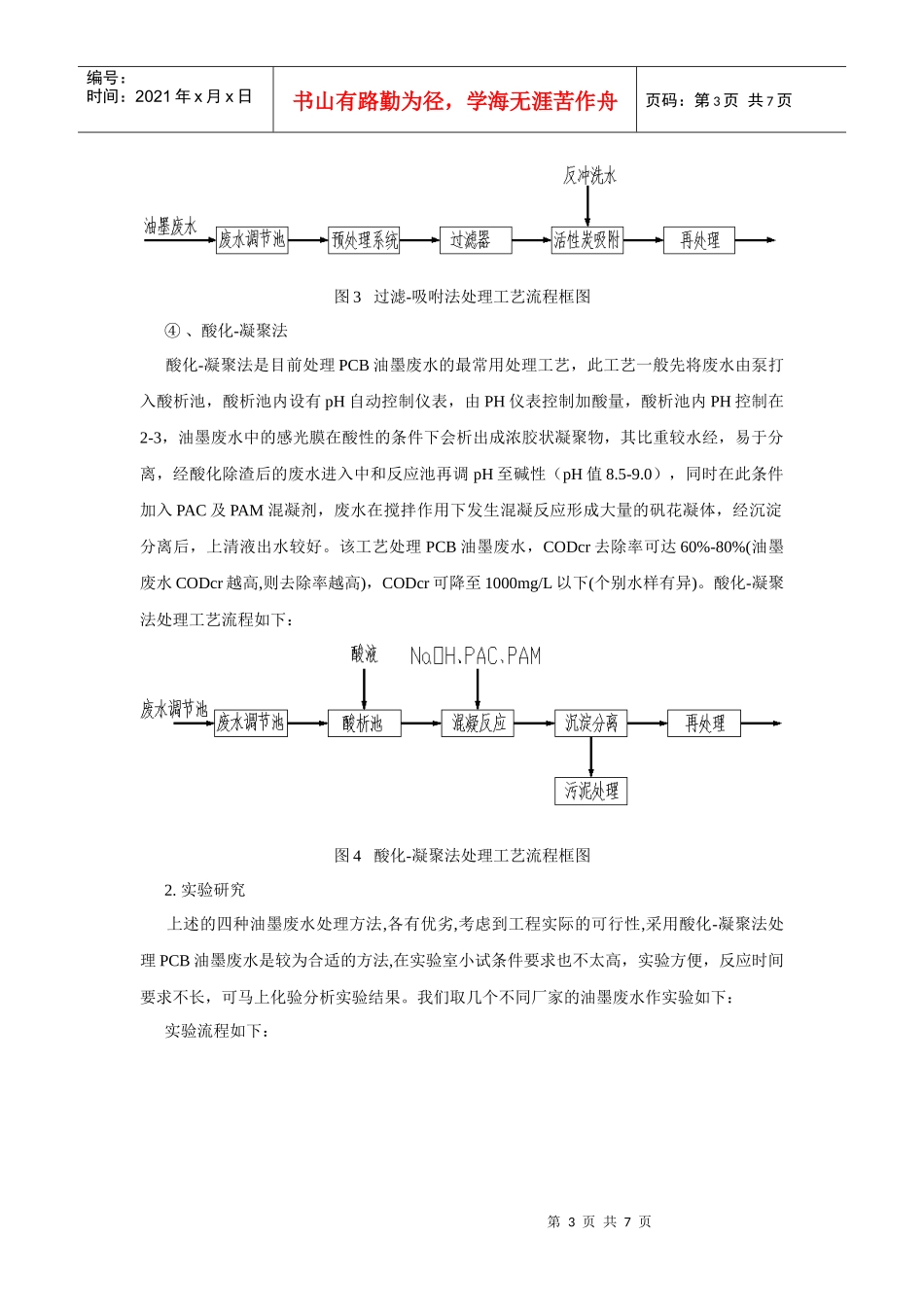 PCB油墨废水处理工艺研究与工程实践629633233_第3页