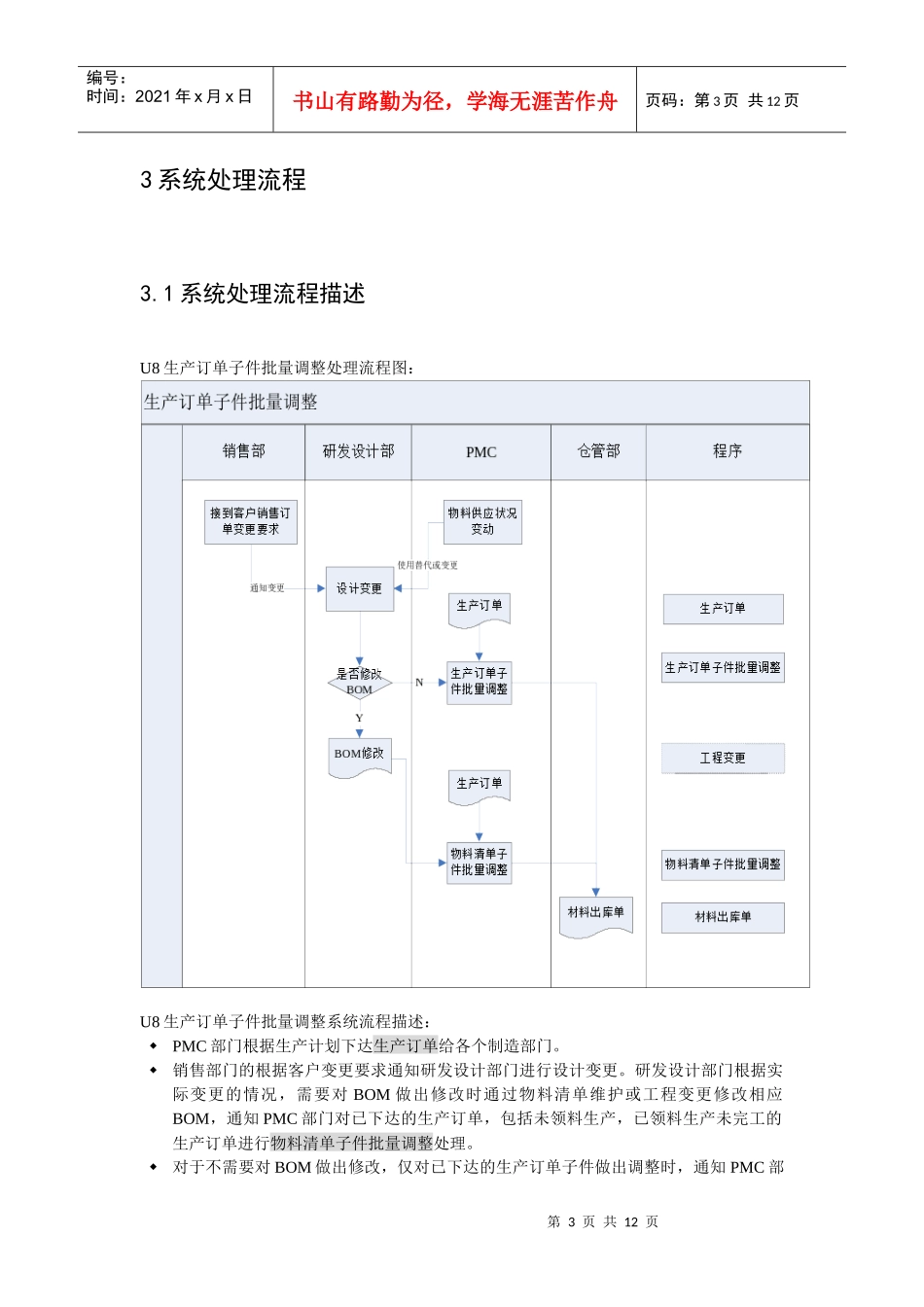 U8-电子行业-E803生产订单子件调整(word)_第3页