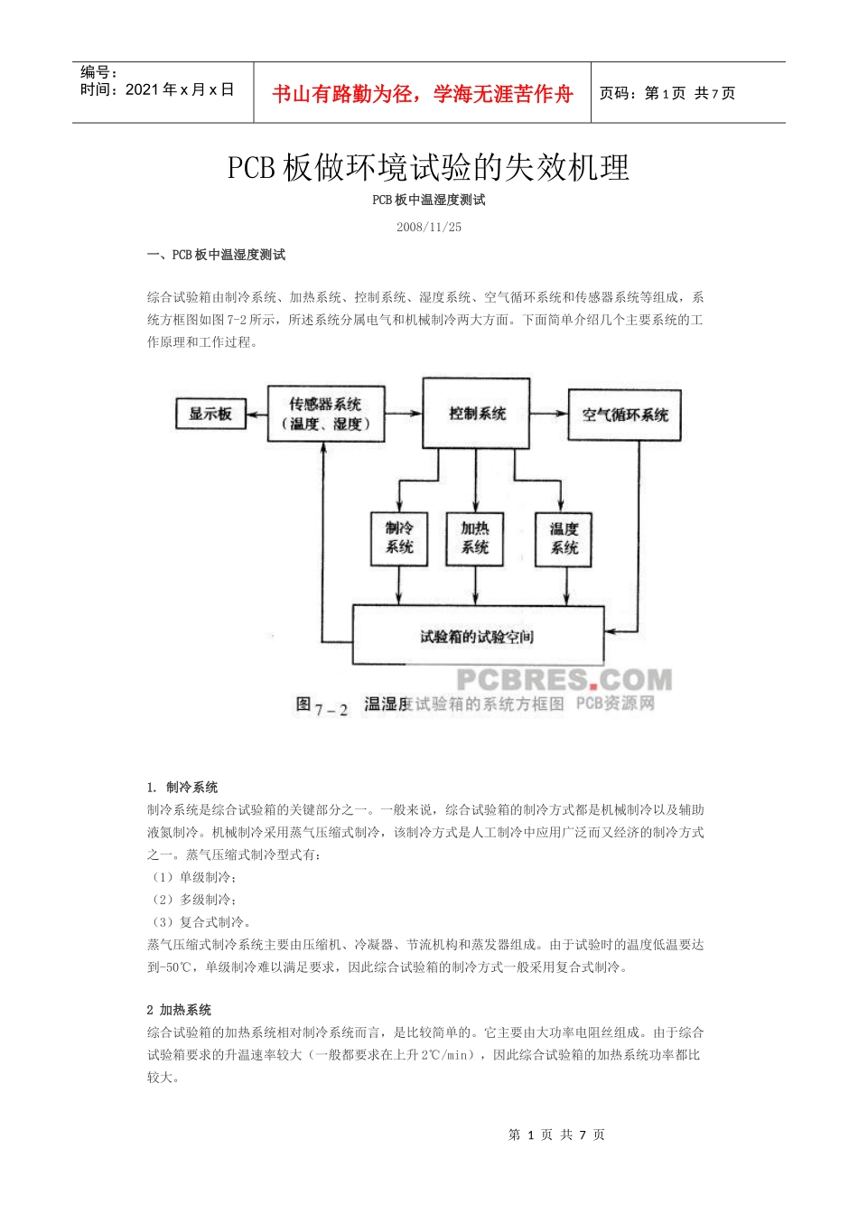PCB板做环境试验的失效机理_第1页