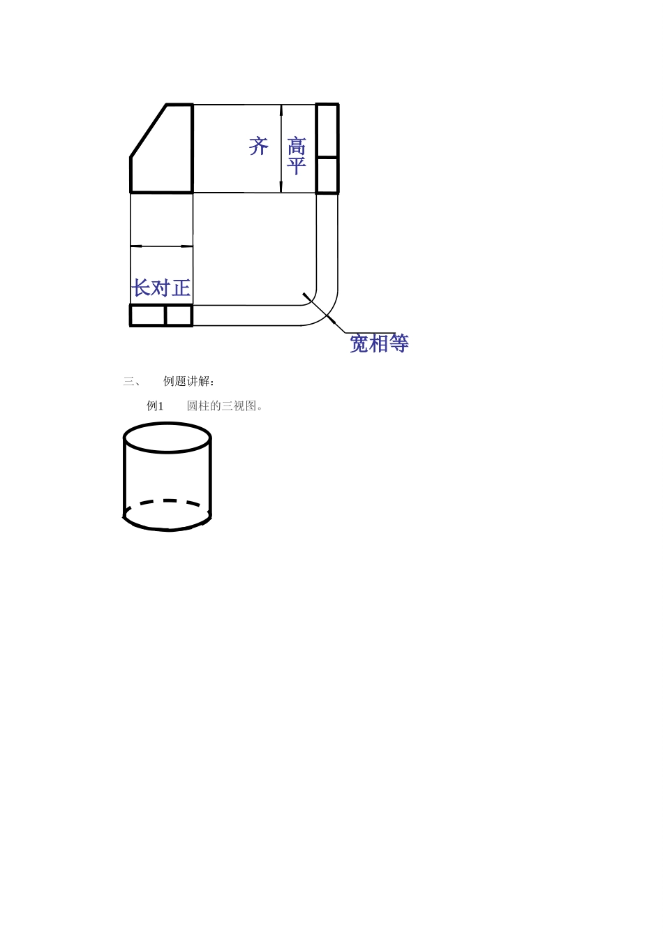 湖南省广益实验中学九年级数学《空间几何体的三视图》教案_第3页