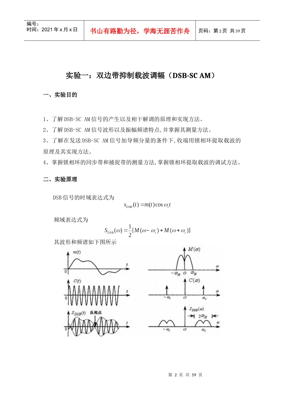 北邮通信原理实验报告_第2页