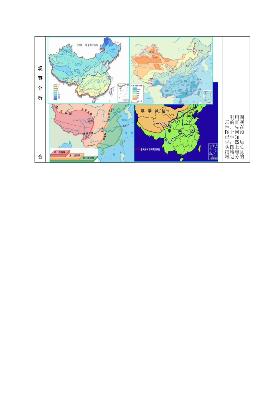 八年级地理下册 第五单元 第1课 四大地理区域教案2 商务星球版_第3页