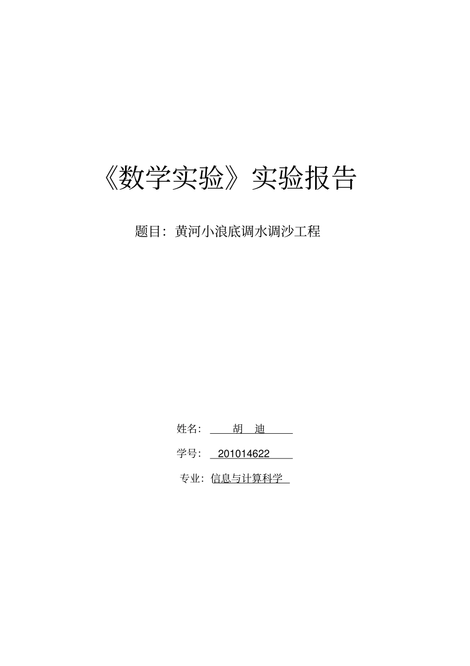 数学实验结课报告_第2页