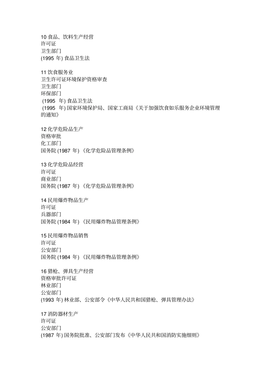 办理特殊审批的行业_第2页