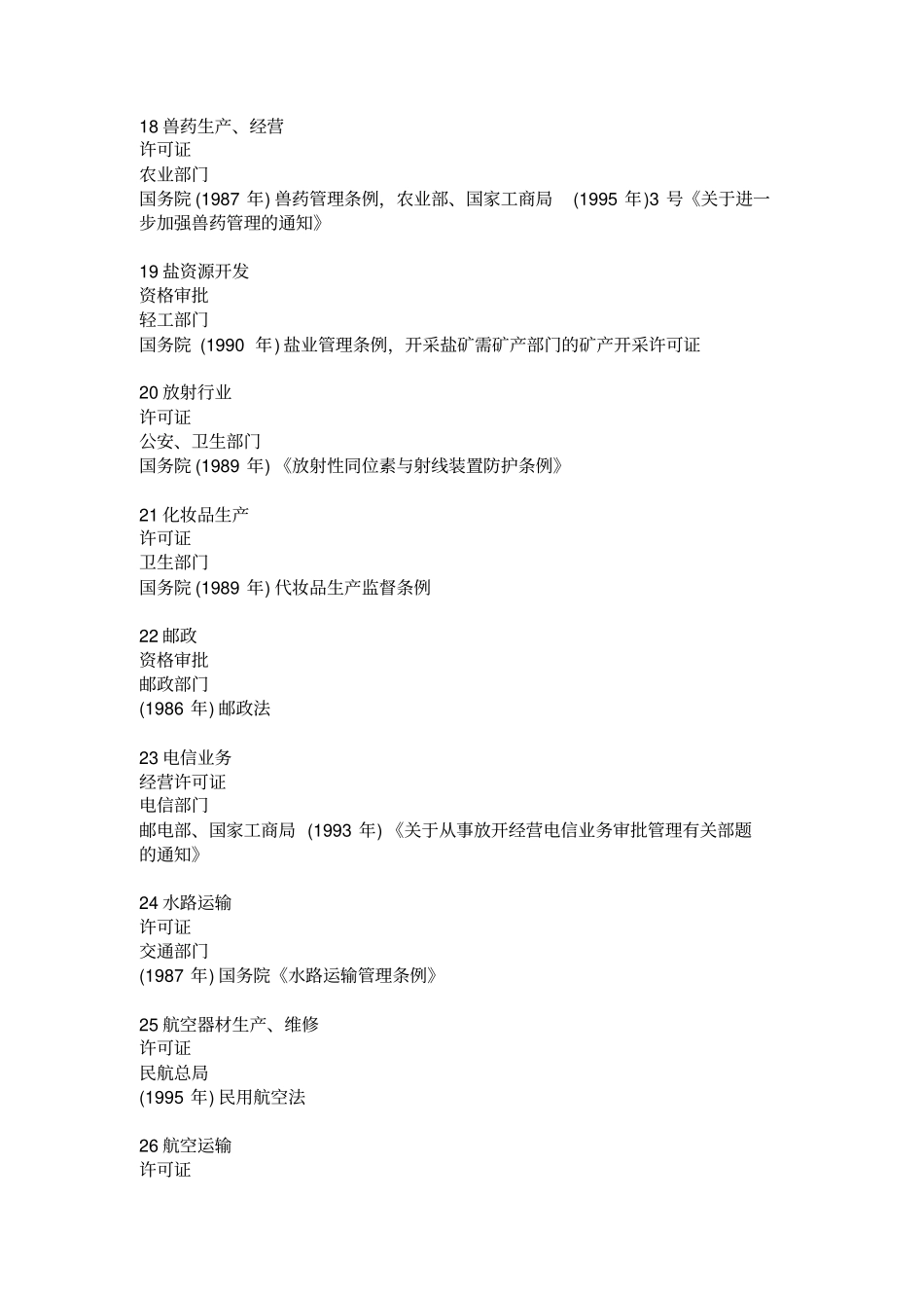 办理特殊审批的行业_第3页