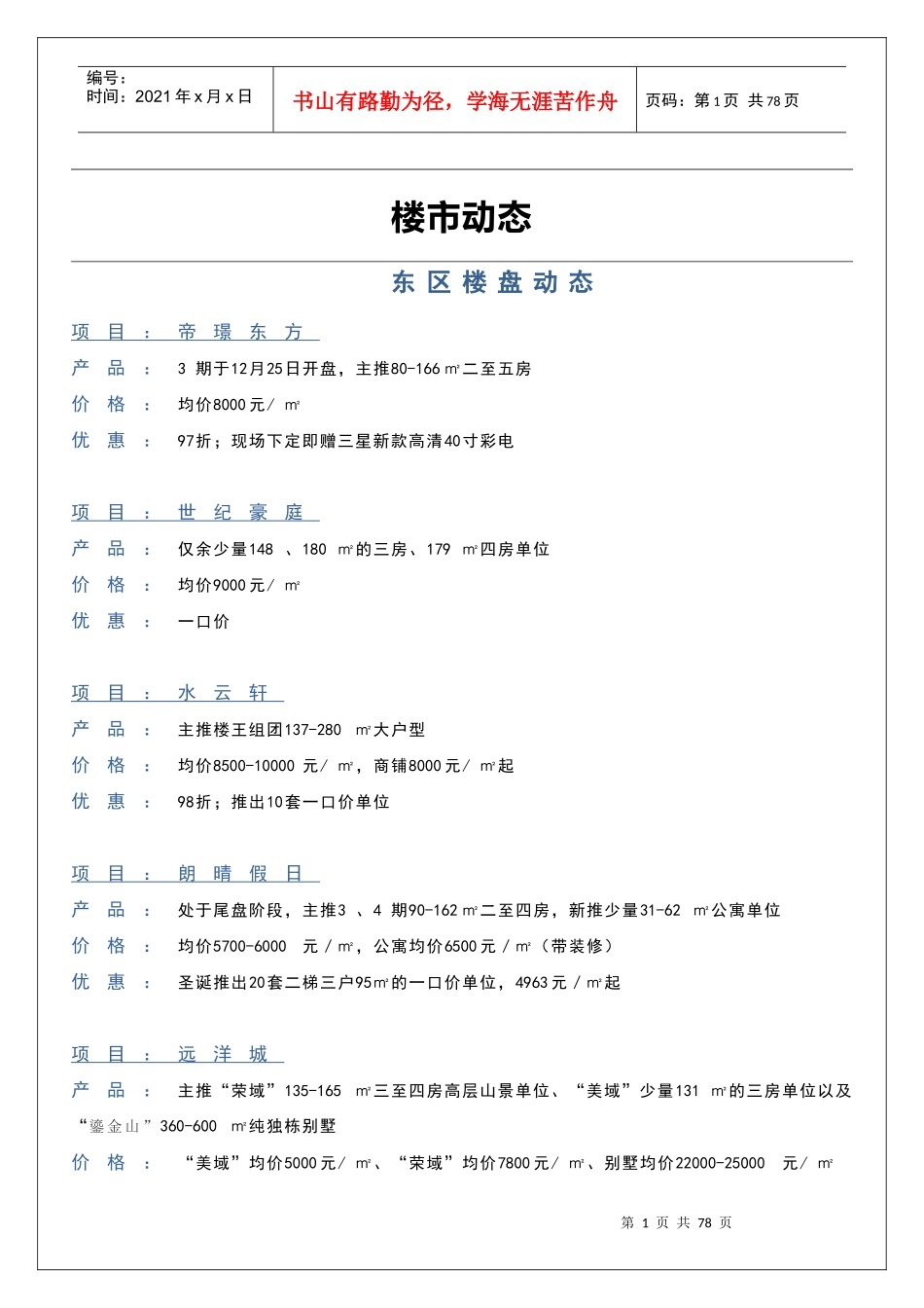 XXXX年12月中山房地产市场研究年报_67页_第2页