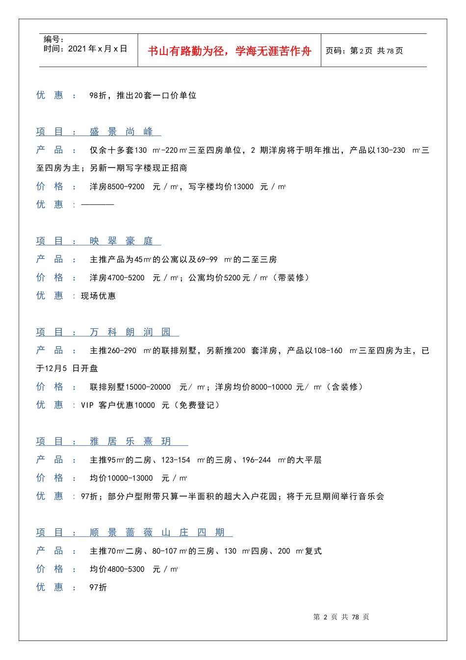 XXXX年12月中山房地产市场研究年报_67页_第3页