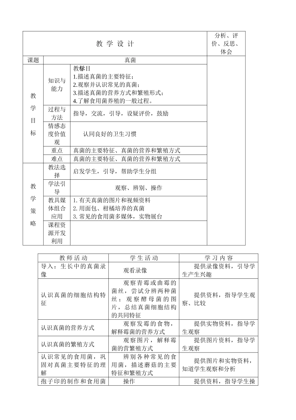 八年级生物真菌新人教版_第1页