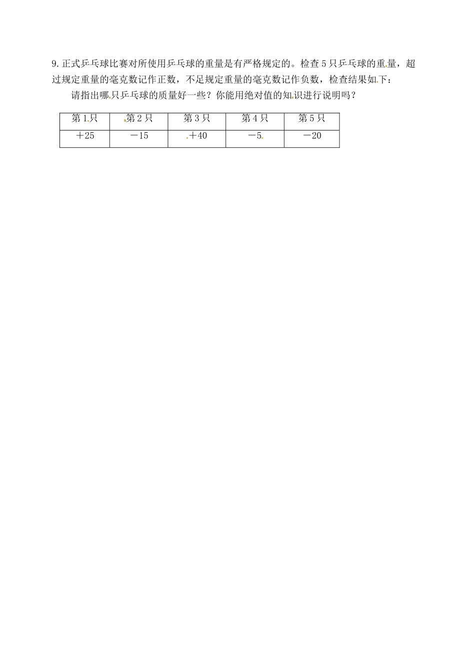 江苏省沭阳县广宇学校七年级数学上册 2.4绝对值与相反数教案（1） 苏科版_第3页