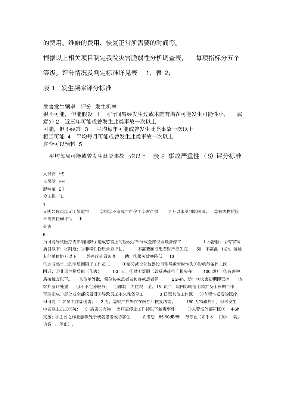 医院灾害脆弱性分析报告_第2页