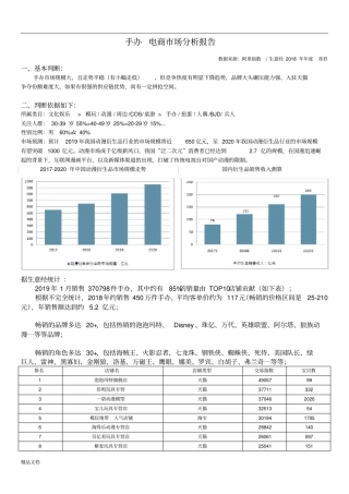 手办市场分析报告.doc