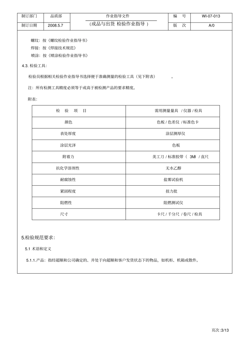 成品与出货检验作业指导书_第2页