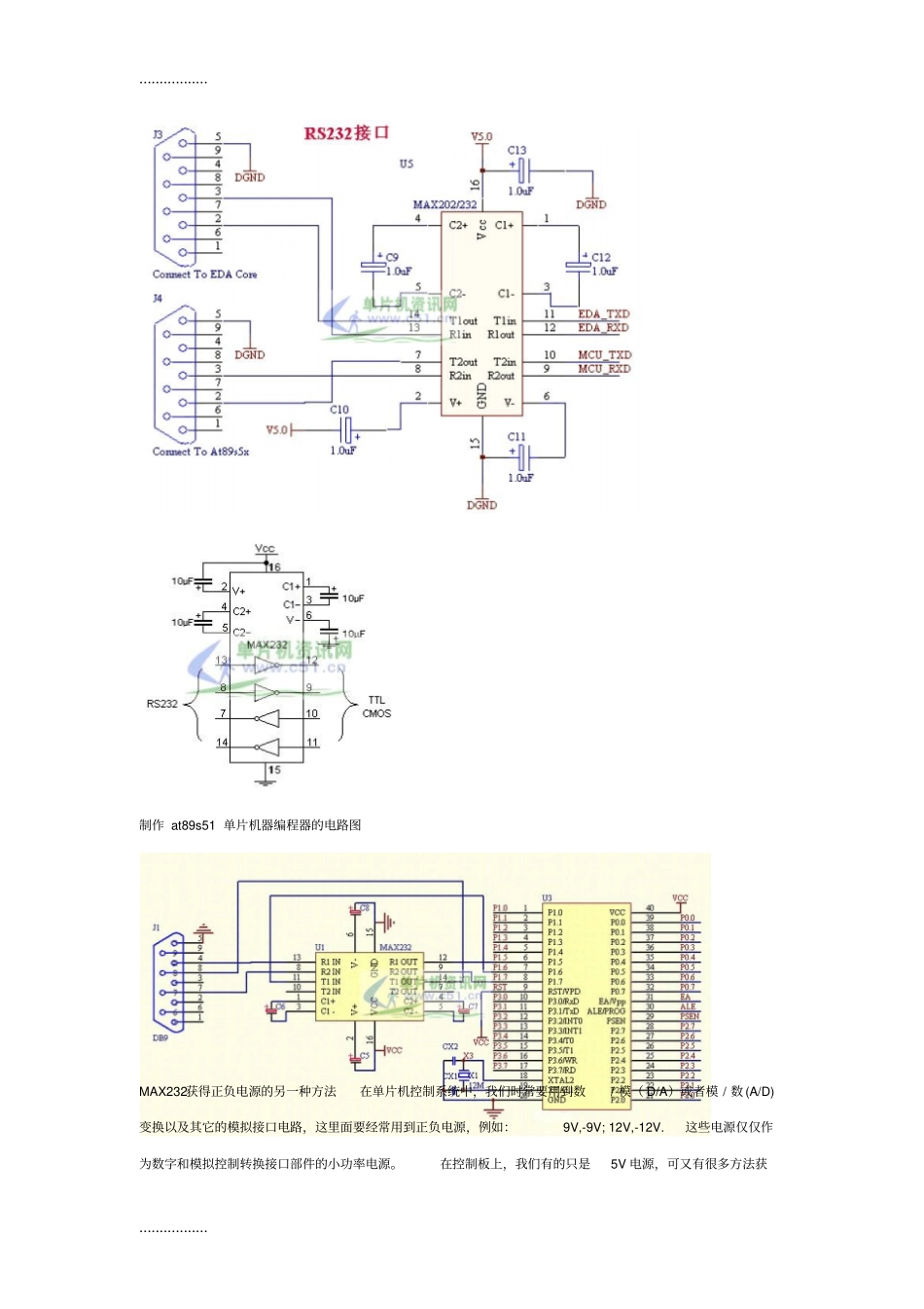 (整理)40RS232标准串口设计的单电源电平转换芯片_MAX232_中文资料及应用_第2页
