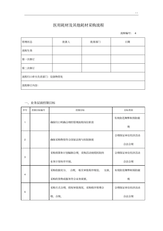 医用耗材及其他耗材采购步骤
